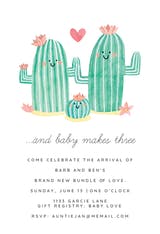 Family Photo - Baby Shower Invitation